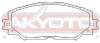 Колодки тормозные дисковые, комплект TOYOTA AURIS  COROLLA