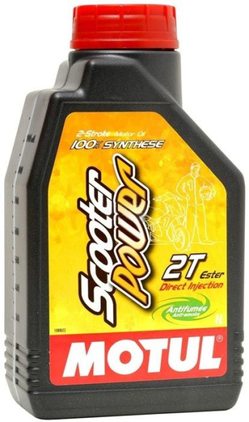 МАСЛО МОТОРНОЕ "MOTUL SCOOTER POWER 2T" (1 Л. СИН.)