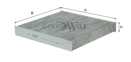 ФИЛЬТР САЛОНА УГОЛЬНЫЙ GOODWILL AG419CFC