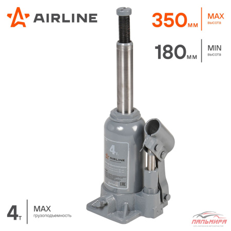 ДОМКРАТ ГИДРАВЛИЧЕСКИЙ "AIRLINE" (4 Т) 180-350ММ
