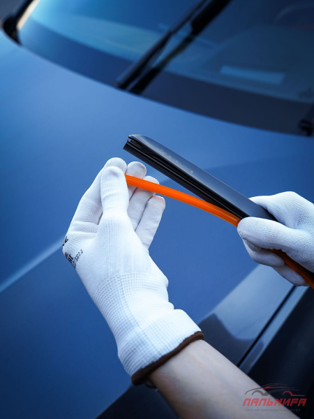 (!!!) ЩЕТКА СТЕКЛООЧИСТИТЕЛЯ 45СМ ГИБРИДНАЯ "AIRLINE"