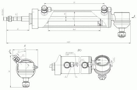 ЦИЛИНДР СИЛОВОЙ ГУР для а/м ГАЗ-3308/3309