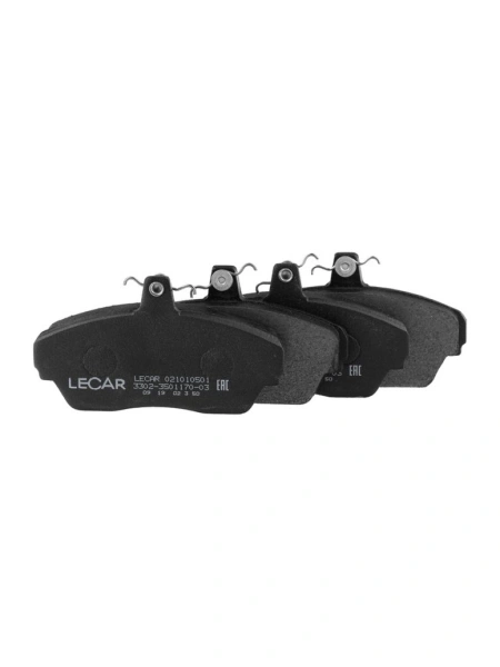 КОЛОДКИ ТОРМОЗНЫЕ ПЕРЕДНИЕ для а/м ГАЗ-3110/3302  "LECAR"