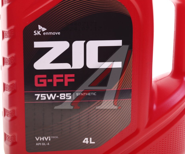 МАСЛО ТРАНСМИССИОННОЕ "ZIC G-FF" 75W/85 GL-4 ДЛЯ МКПП (4Л.СИН.)