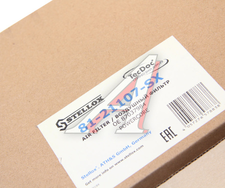 ФИЛЬТР ВОЗДУШНЫЙ 181X250X148 POWERCORE STELLOX 8121107SX 