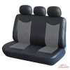 ЧЕХЛЫ "AIRLINE" CONSUL 11 ПР. ИСК.КОЖА УНИВЕРСАЛЬНЫЕ ЧЕРНО-СЕРЫЕ ACS-UEL-07