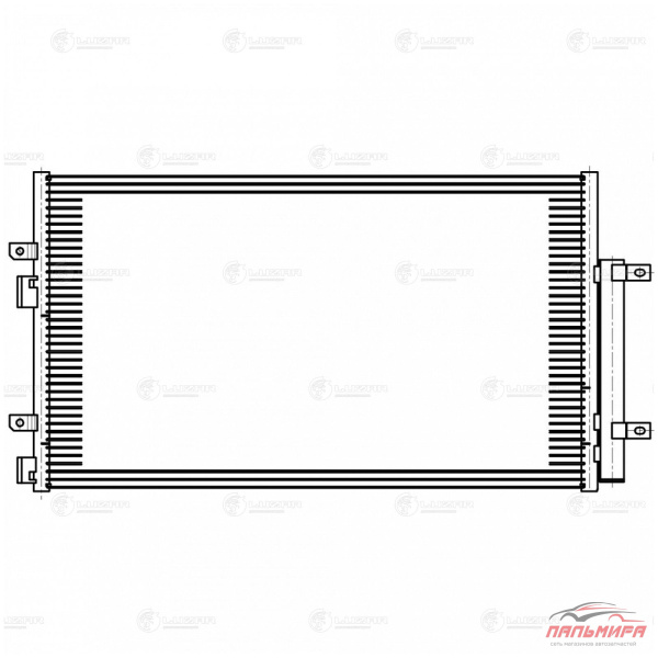 Радиатор кондиц. для а/м Haval H6 (14-) 1.5i (LRAC 3008) LUZAR (хавал  H6  7912780785
