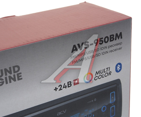 АВТОМАГНИТОЛА ACV AVS-950BM 1 DIN 24V