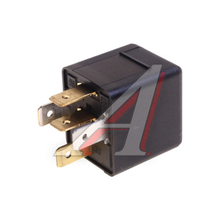 РЕЛЕ ЭЛЕКТРОМАГНИТНОЕ 12V 5-ТИ КОНТАКТНОЕ 30/15А ПЕРЕКЛЮЧ. С РЕЗИСТОРОМ