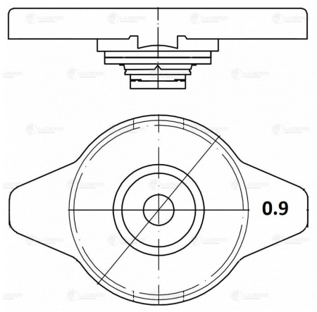 КРЫШКА РАДИАТОРА TOYOTA/MITSUBISHI/SUZUKI/MAZDA "LUZAR"