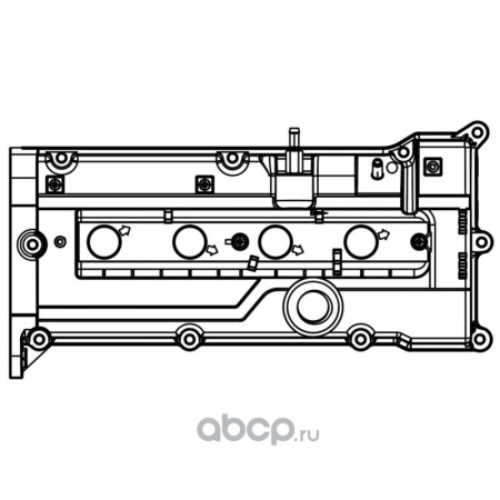 Крышка клапанная Hyundai Getz 02-; Kia Rio II 05- 1.4i с прокл. Luzar *LUZAR