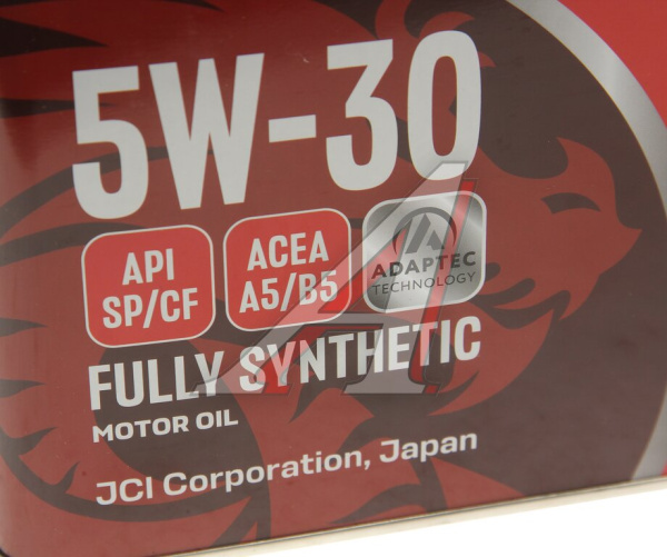 МАСЛО МОТОРНОЕ "TAKAYAMA" ADAPTEC 5W/30 A5/B5 SP/CF (4Л. СИН.) МЕТАЛЛ.