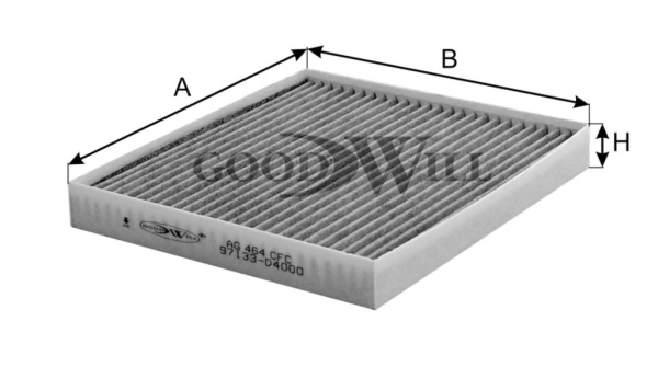 ФИЛЬТР САЛОНА УГОЛЬНЫЙ AG464CFC GOODWILL