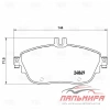 КОЛОДКИ ТОРМОЗНЫЕ ДИСКОВЫЕ ПЕРЕД PF4285 TRIALLI