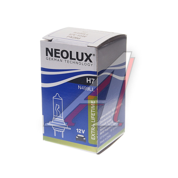 ЛАМПА H7 12V55W P43t "NEOLUX" EXTRA LIFE