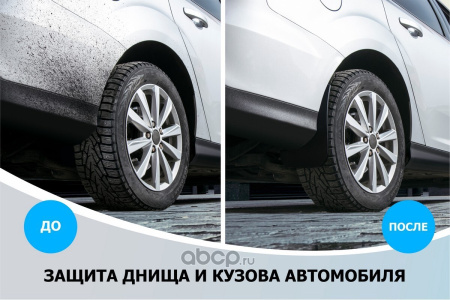 Брызговики передние Volkswagen Polo SD, 2015-н.в.