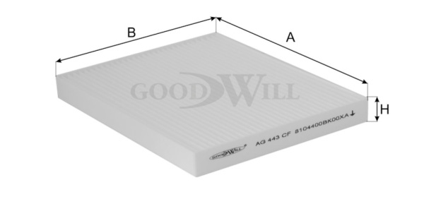 ФИЛЬТР ВЕНТИЛЯЦИИ САЛОНА "GOOD WILL"