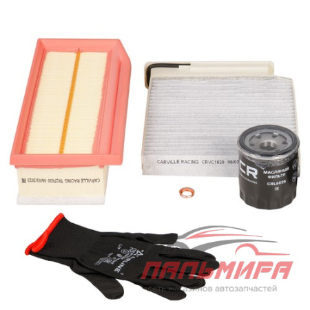 Компл. фильтров для а/м Renault Duster (10-) 1.6i дв. H4M (масл+возд+салон) (CRKIT1010)