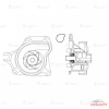 НАСОС ВОДЯНОЙ  MAZDA 3  LUZAR LWP2503