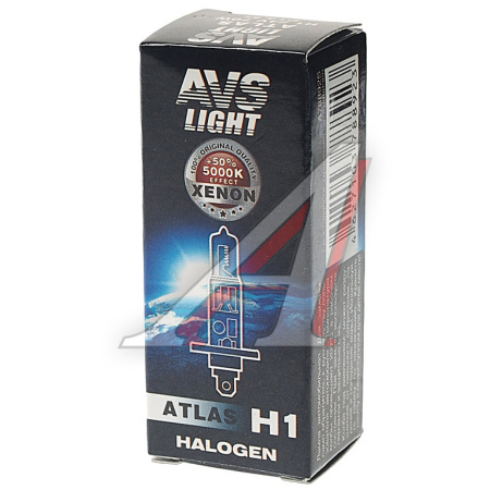ЛАМПА ГАЛОГЕННАЯ H1 24В 70ВТ (5000К) AVS ATLAS BOX