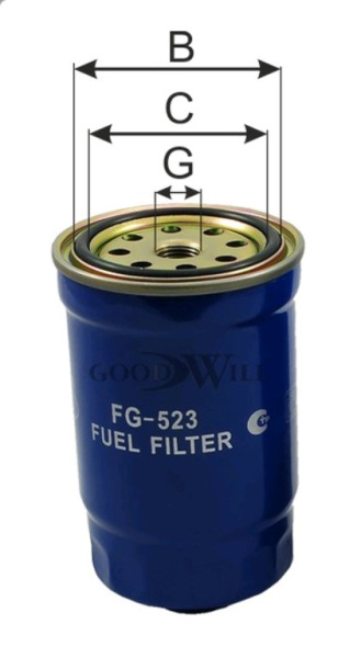 ФИЛЬТР ТОПЛИВНЫЙ GOODWILL FG523