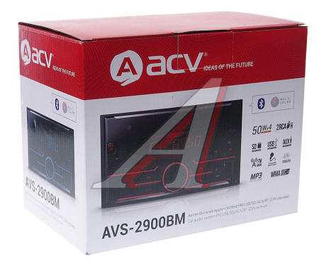 АВТОМАГНИТОЛА ACV AVS-2900BM 2DIN