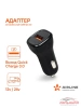 АДАПТЕР В ПРИКУРИВАТЕЛЬ "AIRLINE" 1ХUSB QC 3.0 12/24В