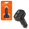 ВОЛЬТМЕТР НАПРЯЖЕНИЯ 12/24V +2 USB 3.1A "AIRLINE" В ПРИКУРИВАТЕЛЬ