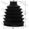 Пыльник шрус наружный комплект PVC 89X107X29 0117PGSX30 FEBEST