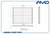 ФИЛЬТР САЛОНА УГОЛЬНЫЙ AMD AMDFC34C