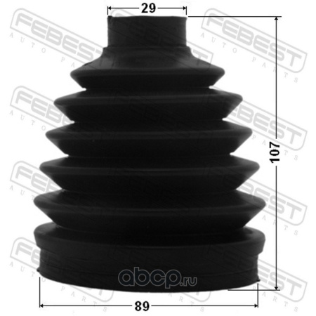 Пыльник шрус наружный комплект PVC 89X107X29 0117PGSX30 FEBEST