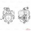 НАСОС ГУР ГАЗ-3302 NEXT ДВС.CUMMINS ЕВРО-4 (419) LUZAR