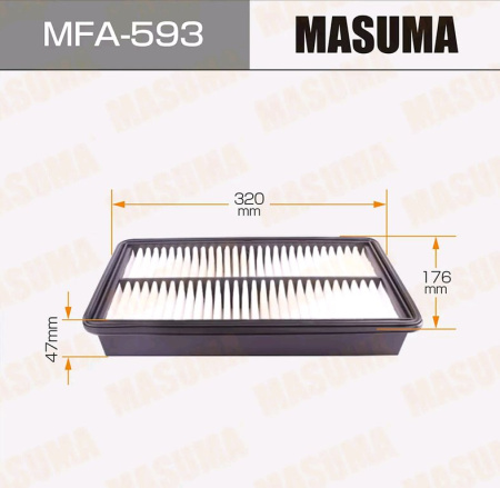 ФИЛЬТР ВОЗДУШНЫЙ А- 470 MASUMA (1/40)