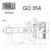 (!!!) ГРАНАТА УАЗ ПРОФИ МОСТ СПАЙСЕР "TRIALLI" L-233 ММ