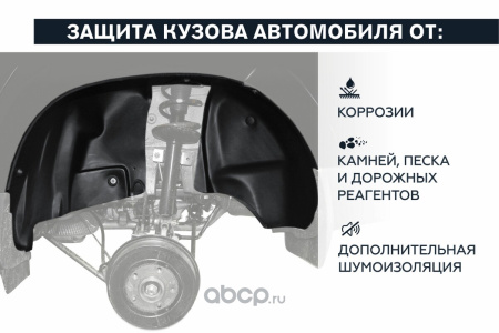ПОДКРЫЛОК, RIVAL, ДЛЯ FORD TRANSIT 2014 ПЕРЕДНИЙ ПРАВЫЙ  RIVAL 41806001