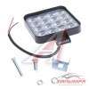 ФАРА СВЕТОДИОДНАЯ "AIRLINE" 83х83х22 ММ 16W 12/24V (16 LED, РАССЕЯННЫЙ СВЕТ, КВАДРАТНАЯ)