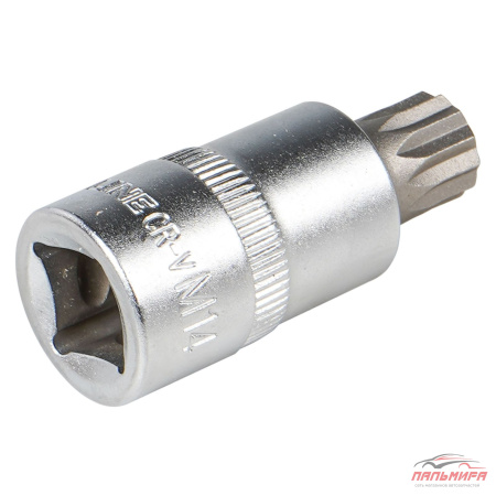 ГОЛОВКА ТОРЦЕВАЯ С БИТОЙ 1/2" SPLINE M14 "AIRLINE" (L=55 ММ)