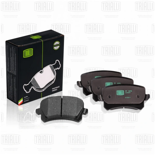 КОЛОДКИ ТОРМОЗНЫЕ ЗАДНИЕ VAG TIGUAN 5N 07-17/PASSAT 05-10/A6 04-