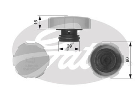 КРЫШКА РАДИАТОРА OPEL ASTRA H/CORSA D/VECTRA C/SIGNUM/ZAFIRA