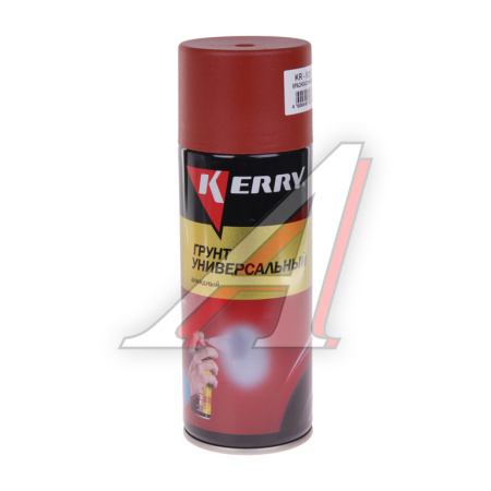 Выводим!!! ГРУНТ-СПРЕЙ ГФ-021 (КОРИЧНЕВЫЙ, 520 МЛ) "KERRY" KR-925.2  (1009317)