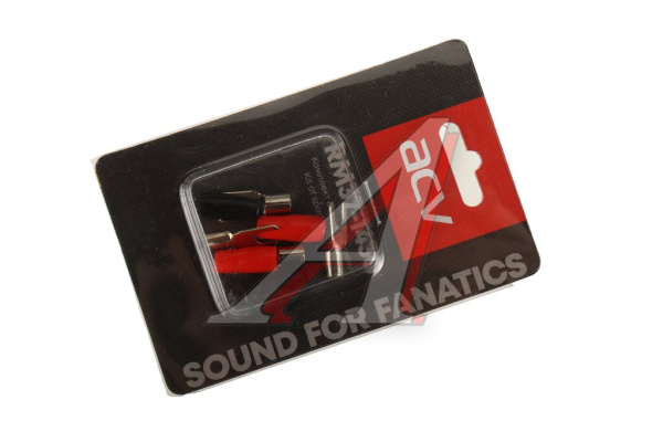 КЛЕММА ВИЛКА D-4.2ММ/10AWG ACV RM37-1430 (2 КРАС.+2 ЧЕРН.)