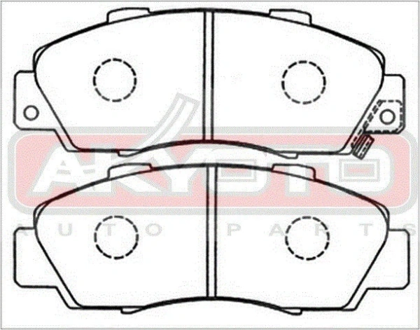 (!!!) Колодки тормозные дисковые, комплект HONDA HR-V