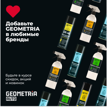 Очиститель тормозных дисков GEOMETRIA (650 мл) 