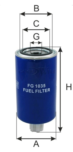 ФИЛЬТР ТОПЛИВНЫЙ FG1035