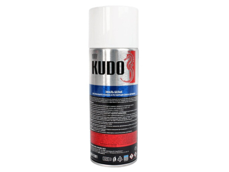 ЭМАЛЬ "KUDO" ДЛЯ ВАНН И КЕРАМИКИ БЕЛАЯ  520 МЛ.