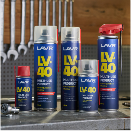 СМАЗКА МНОГОЦЕЛЕВАЯ LV-40 "LAVR" PRO LINE (650 МЛ)