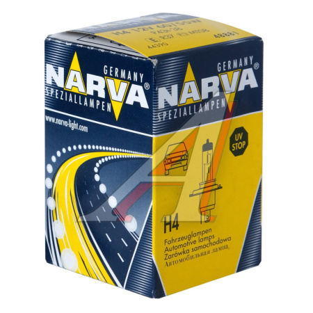 ЛАМПА H4 12V 60/55W P43t "NARVA"