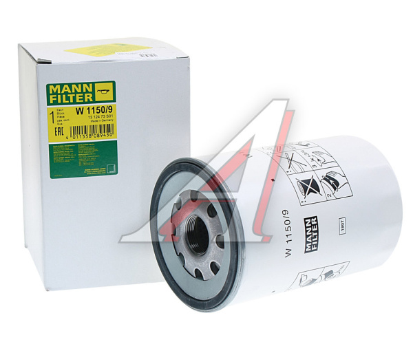 ФИЛЬТР МАСЛЯНЫЙ W1150/9 MANN-FILTER w11509