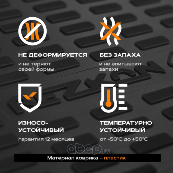 КОВРИК БАГАЖНИКА REZKON 5029005200