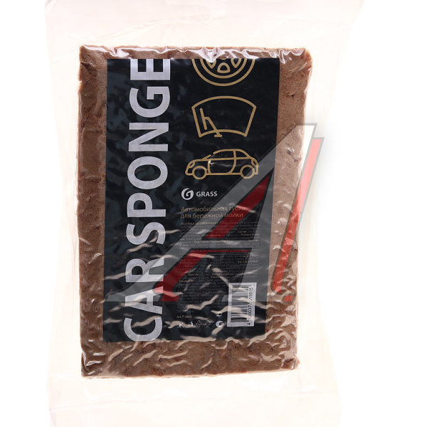 IT-0660 ГУБКА АВТОМОБИЛЬНАЯ КРУПНОПОРИСТАЯ CAR SPONGE GRASS/10 ШТ